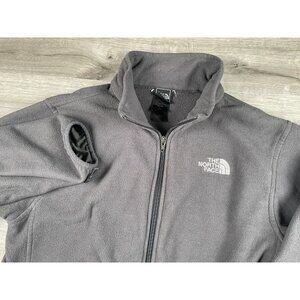 North Face Boys Full Zip Fleece Jacket Size Boys XL Liner For Outer Jacket Gray